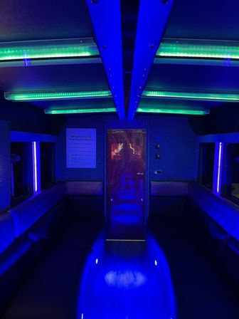 Premium Chaffeured Party Bus, BYOB & Bluetooth Audio image 18