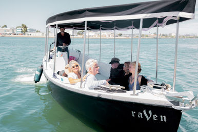 San Diego Bayside Bar Hopping + Dock & Dine Tours in a Fun Limo Boat (BYOB) image 9