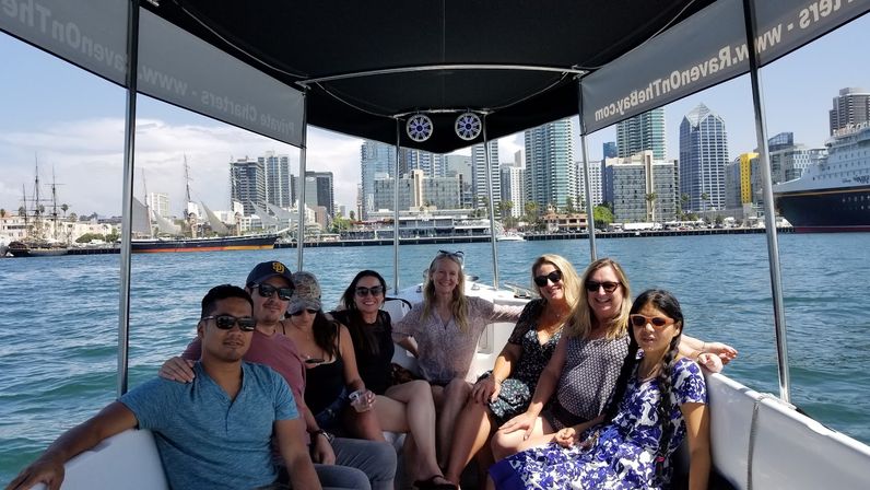 San Diego Bayside Bar Hopping + Dock & Dine Tours in a Fun Limo Boat (BYOB) image 10