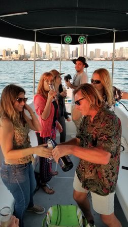 San Diego Bayside Bar Hopping + Dock & Dine Tours in a Fun Limo Boat (BYOB) image 12