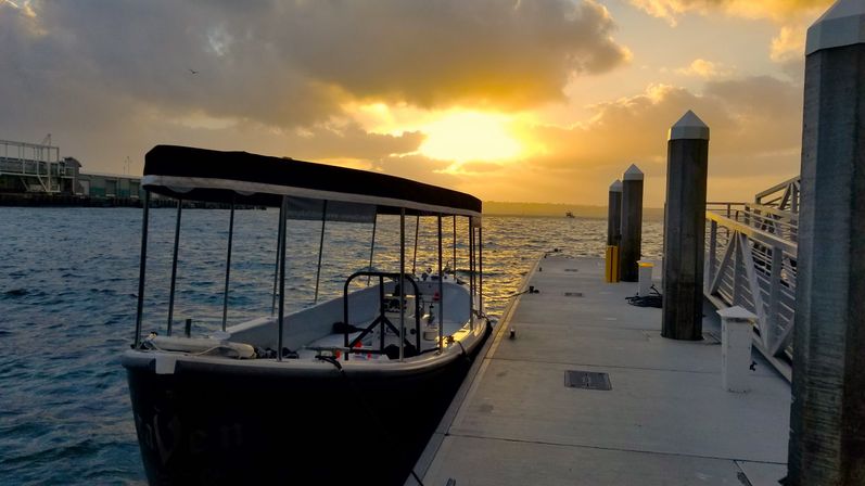 San Diego Bayside Bar Hopping + Dock & Dine Tours in a Fun Limo Boat (BYOB) image 3