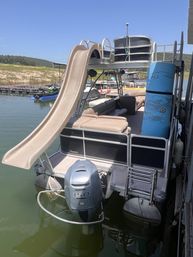 Nauti ATX: Ultimate Pontoon Party at Devil's Cove: 16 - Person Double Decker with Slide, Captain, Stocked Cooler & Lily Pad image 6