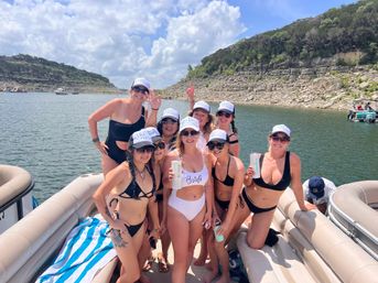 Nauti ATX: Ultimate Pontoon Party at Devil’s Cove: Double Decker with Slide or Classic Pontoon with Captain, Stocked Cooler & Lily Pad image 32