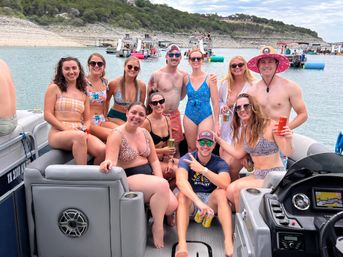 Nauti ATX: Ultimate Pontoon Party at Devil’s Cove: Double Decker with Slide or Classic Pontoon with Captain, Stocked Cooler & Lily Pad image 40