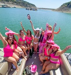 Nauti ATX: Ultimate Pontoon Party at Devil's Cove: 16 - Person Double Decker with Slide, Captain, Stocked Cooler & Lily Pad image 16