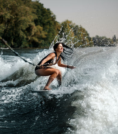 BYOB Watersports Charter on Lake Travis with Private Captain, Tubing, Wakesurfing, & Wakeboarding image 9