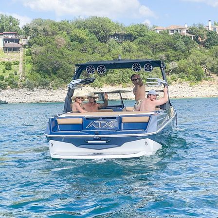 BYOB Watersports Charter on Lake Travis with Private Captain, Tubing, Wakesurfing, & Wakeboarding image 4