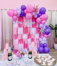 Custom Bachelorette Party Package with Endless Photo-Ops: Personalized Backdrops, Balloon Garlands, Banners and More image 10