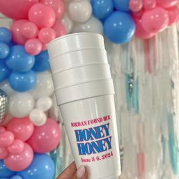 Custom Bachelorette Party Package with Endless Photo-Ops: Personalized Backdrops, Balloon Garlands, Banners and More image 8