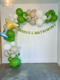 Custom Bachelorette Party Package with Endless Photo-Ops: Personalized Backdrops, Balloon Garlands, Banners and More image 2