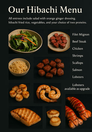 Private Hibachi Chef Experience: Live Cooking & Fire Show image 9