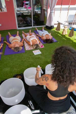 Luxury Private Sound Bath Session with Yoga Mats Provided image 2