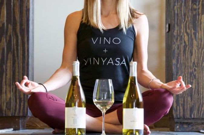 Zen & Booze Yoga Flow + Wine Tasting: Vino & Vinyasa image 7