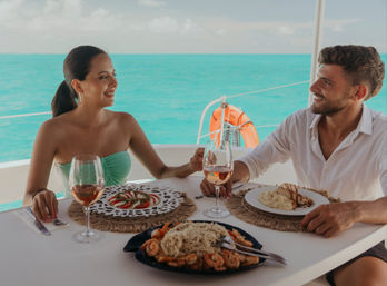 Sailing Experience with Romantic Dinner in Cancun image 1