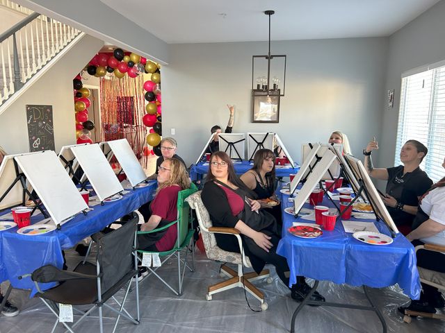 Paint, Sip & Solve: Murder Mystery Paint Experience image 3
