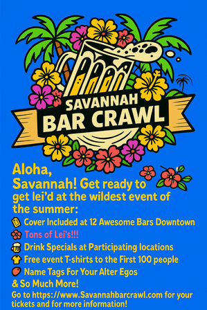 Get Lei'd on August 23rd: Hawaiian-Themed Bar Crawl with Drink Specials & Free Stuff image 8
