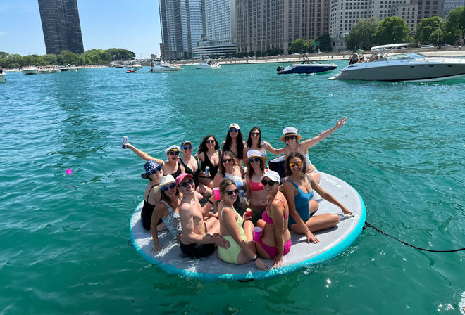 Sunset & Skyline Boat Cruises: Private BYOB Jetboat Party on Lake Michigan image 1