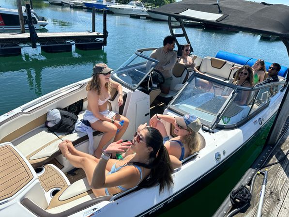 Sunset & Skyline Boat Cruises: Private BYOB Jetboat Party on Lake Michigan image 3