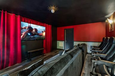 Dream View Lodge: Fire Pit, Hot Tub + Indoor Pool, Theater & Epic Mountain Views image 3