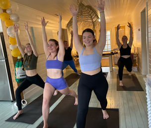 Namaste then Rosé with Bad Girls Yoga: Yoga Mat, Rosé and Aromatherapy Included image 27