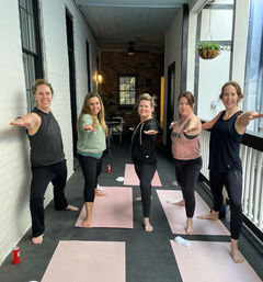 Namaste then Rosé with Bad Girls Yoga: Yoga Mat, Rosé and Aromatherapy Included image 8