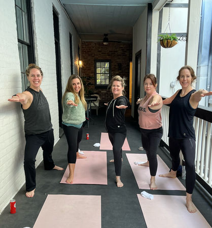 Namaste then Rosé with Bad Girls Yoga: Yoga Mat, Rosé and Aromatherapy Included image 8