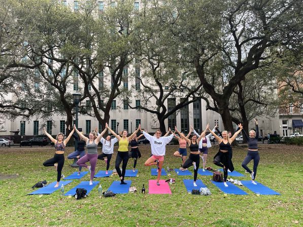 Private Yoga Class with Custom Playlists, Mimosa Add-Ons, and Cold Lavender Eye Towels image 21