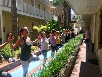 Private Yoga Class with Custom Playlists, Mimosa Add-Ons, and Cold Lavender Eye Towels image 12
