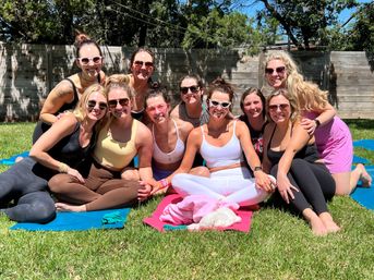 Private Yoga Class with Custom Playlists, Mimosa Add-Ons, and Cold Lavender Eye Towels image 8