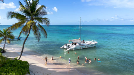 Private 3-Hour Catamaran Tour with Snorkeling, BBQ & Natural Pool Visit image