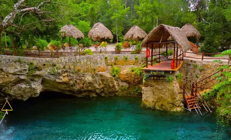 Semi-Private 3 Waterfall Cenotes Experience with Zipline & Tequila Tasting image 5