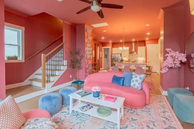 Dolly’s Pink Palace: Country-Chic Stay Near Broadway with Private Rooftop Deck image 5