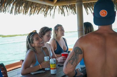 Floating Tiki Boat Party in Ponce Inlet: Tiki Bar, Soundbar, Party Lighting, and BYOB image 5