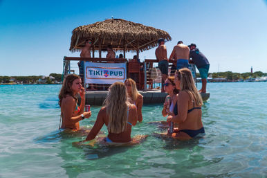 Floating Tiki Boat Party in Ponce Inlet: Tiki Bar, Soundbar, Party Lighting, and BYOB image 3