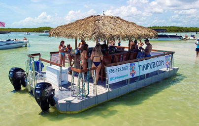 Floating Tiki Boat Party in Ponce Inlet: Tiki Bar, Soundbar, Party Lighting, and BYOB image 9