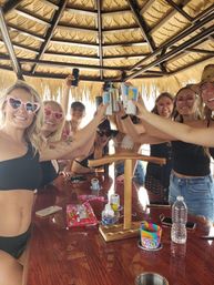 BYOB Floating Tiki Boat Party in Ponce Inlet: Tiki Bar, Bluetooth Sound System, and Party Lighting image 15
