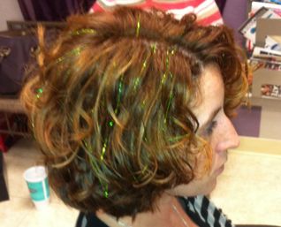 Glam' & Professional Hair Glow-Up Session with Shimmer, Sparkle, and Tinsel-Tying Service image 15