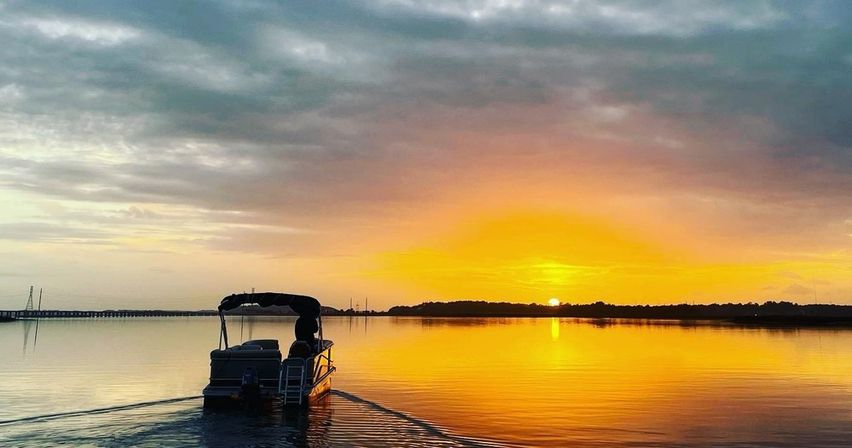 Pontoon Boat Rental on Tybee Island (Up to 10 Passengers) image 4