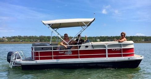 Pontoon Boat Rental on Tybee Island (Up to 10 Passengers) image 5