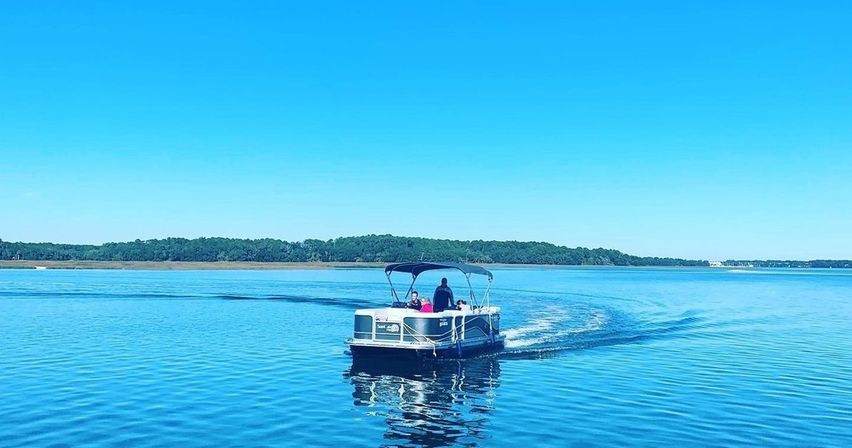 Pontoon Boat Rental on Tybee Island (Up to 10 Passengers) image 3