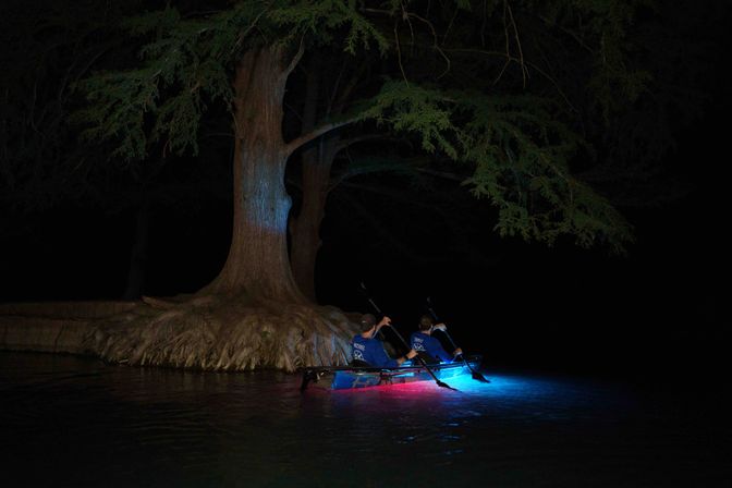 Insta-worthy Glowing See-Through Kayak Sunset Tour image 2