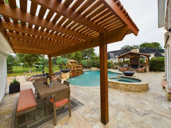 Buckle & Boots: Luxe Outdoor Lounge with Pool, Fire Pit + Gym image 4