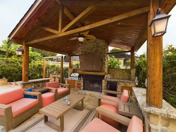 Buckle & Boots: Luxe Outdoor Lounge with Pool, Fire Pit + Gym image 2