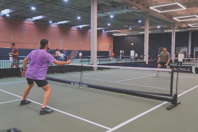 Personalized Indoor Pickleball Party with Music & Gear Included! image 9