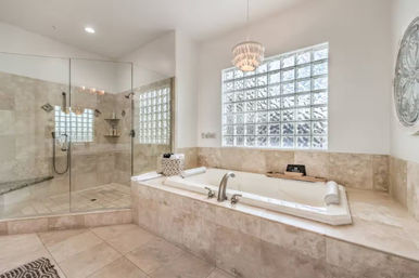 The Luxe Lounge: Waterfall Pool, Hot Tub, Backyard Vibes & Strip Views image 13