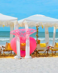 Luxury Beach Cabana Experience: Decor, Games, Photo Ops & More image
