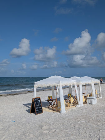 Luxury Beach Cabana Experience: Decor, Games, Photo Ops & More image 6