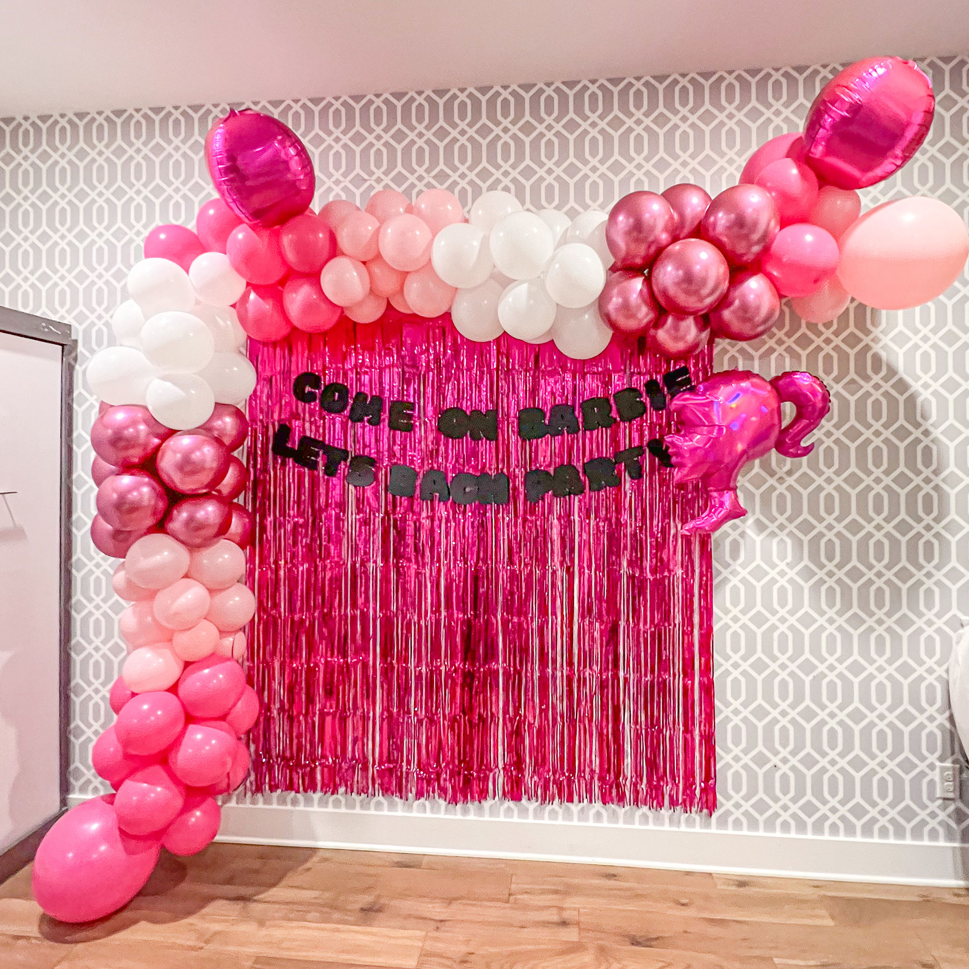 All-Inclusive Party Decoration Set-up at Your Hotel or House Rental with Photo Wall, Foil Balloons, Custom Banner, Garlands and More image 1