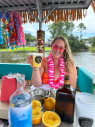 Birthday Bash in Virginia Beach: Private Tiki Boat Charter image 2