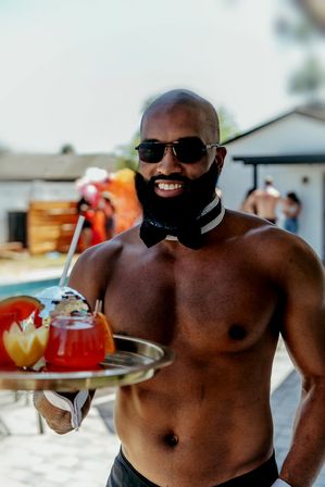 Hire a cabana boy or party butler to bartend, host games, and spice up your Chicago bachelorette party​ image 20